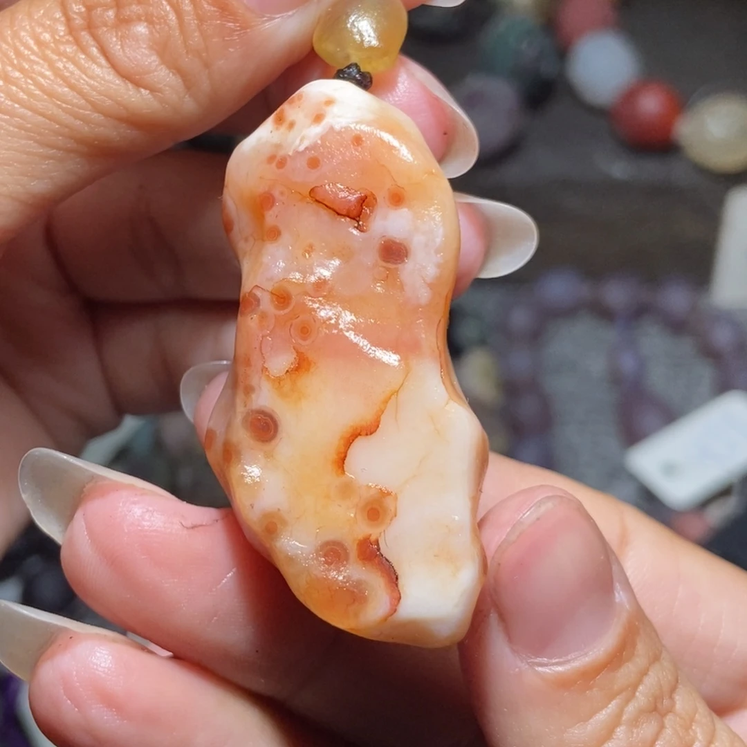 未镶嵌玛瑙/玉髓珠宝半成品