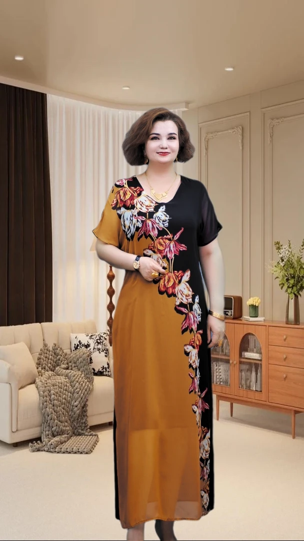 {迈艺丽}（860）2025夏季新款气质高贵优雅连衣裙