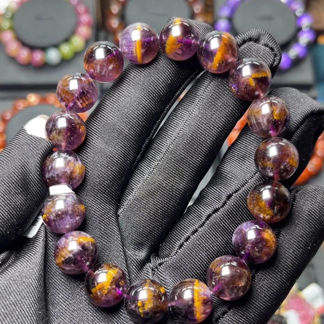 手链水晶未镶嵌猫眼极光单圈11mm