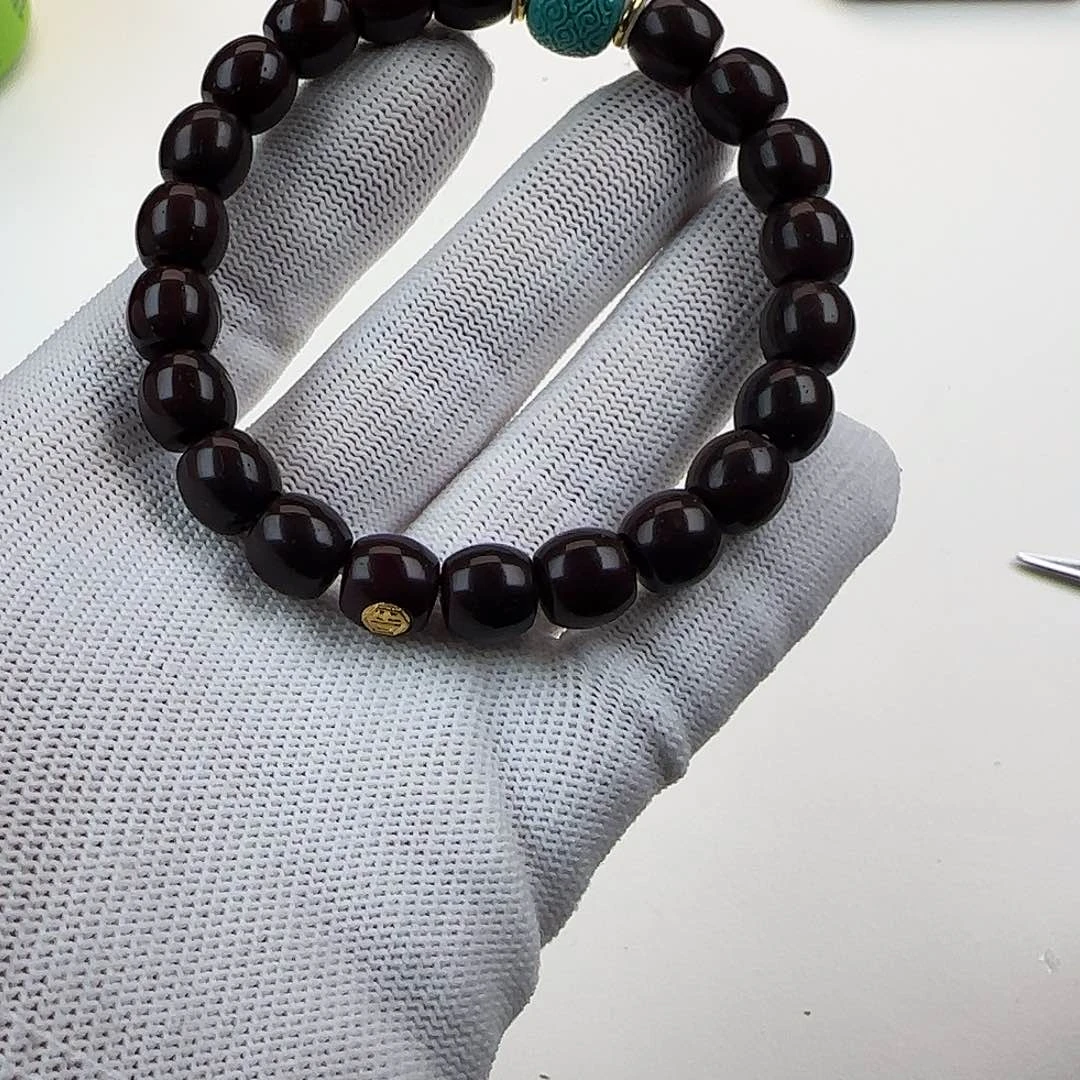 琥珀手链未镶嵌猴头