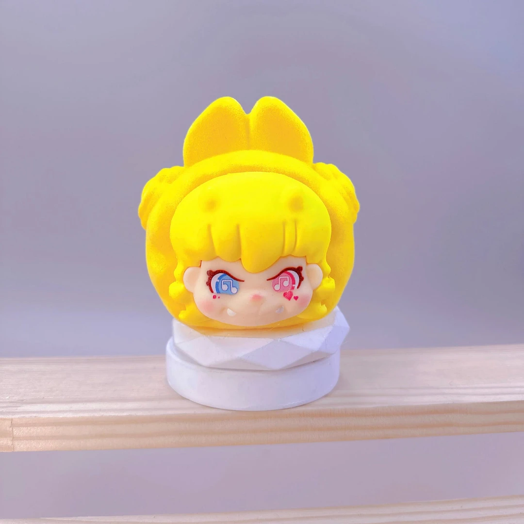 【植绒喵喵兔冰块】办公室书桌公仔摆件DIY