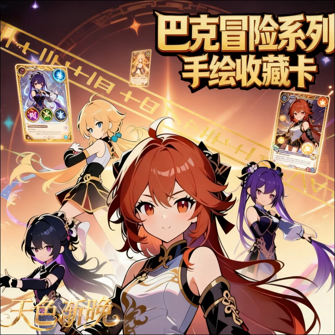 【代拆】天色渐晚巴克冒险第一弹手绘收藏卡盲盒