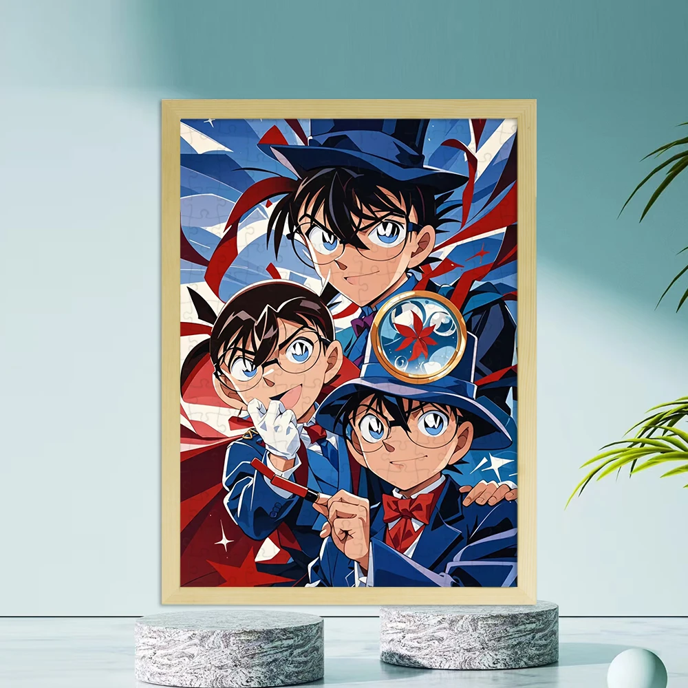 名侦探柯南木质平图1000片拼图儿童益智玩具摆件10岁以上男宝礼物