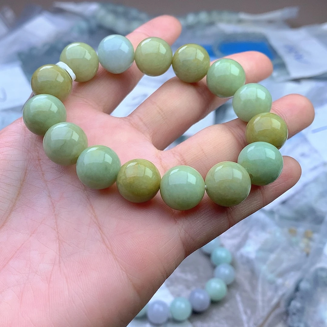 未镶嵌手串定制翡翠