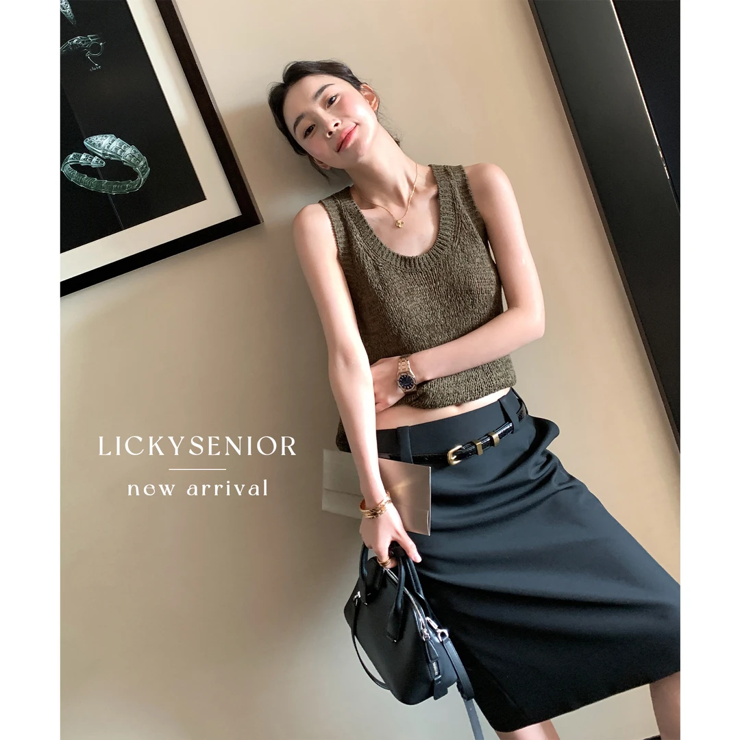 LICKYSENIOR 本期主推/延伸线 高定裙通勤聚会百搭半身裙修身短裙