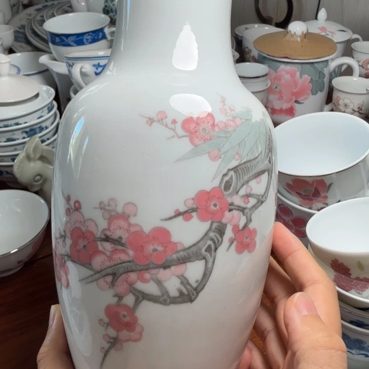 醴陵群力25厘米花瓶微瑕