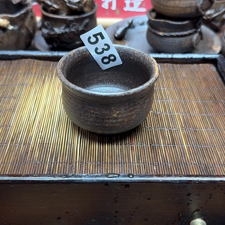 纯手工制作粗陶茶具