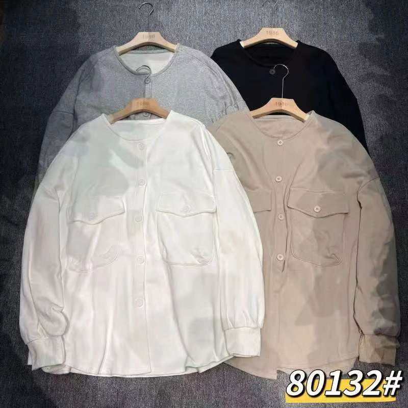 厚款圆领宽松型常规棒球服休闲百搭