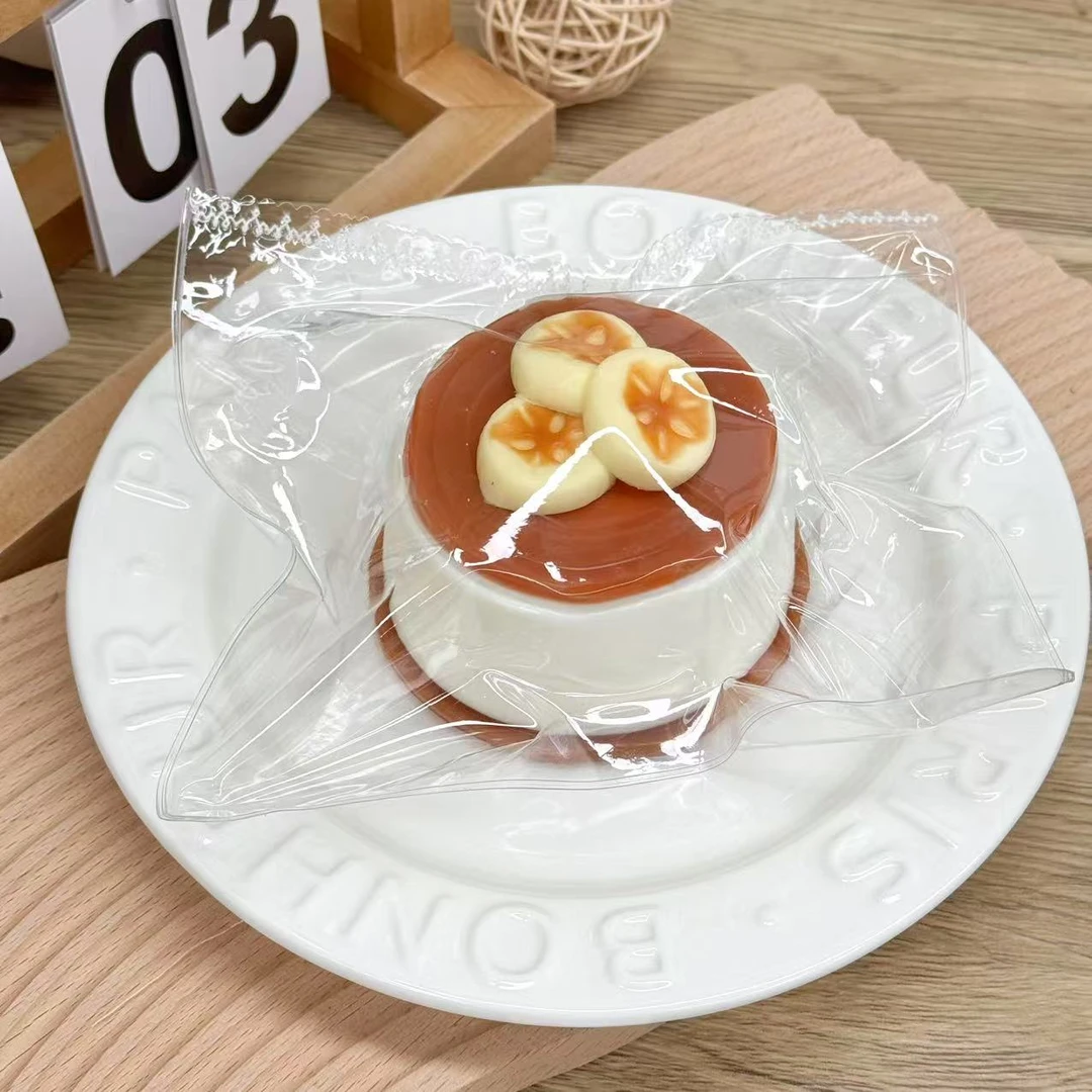 【焦糖香蕉布丁】纯手工食品级硅胶捏捏乐解压玩具