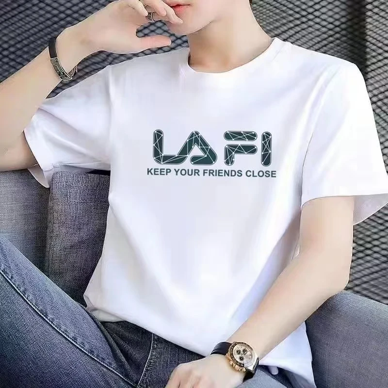 （上新）2025年爆款潮流圆领短袖百搭纯棉男款T恤