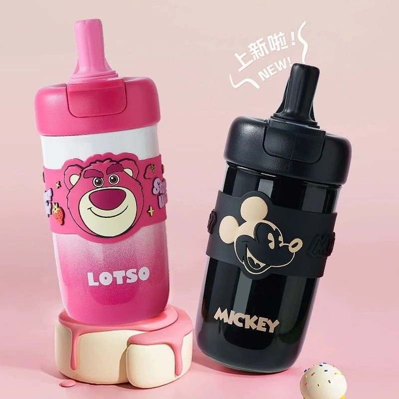 大容量水杯高颜值学生316水杯不锈钢2024新款吸管杯子可爱