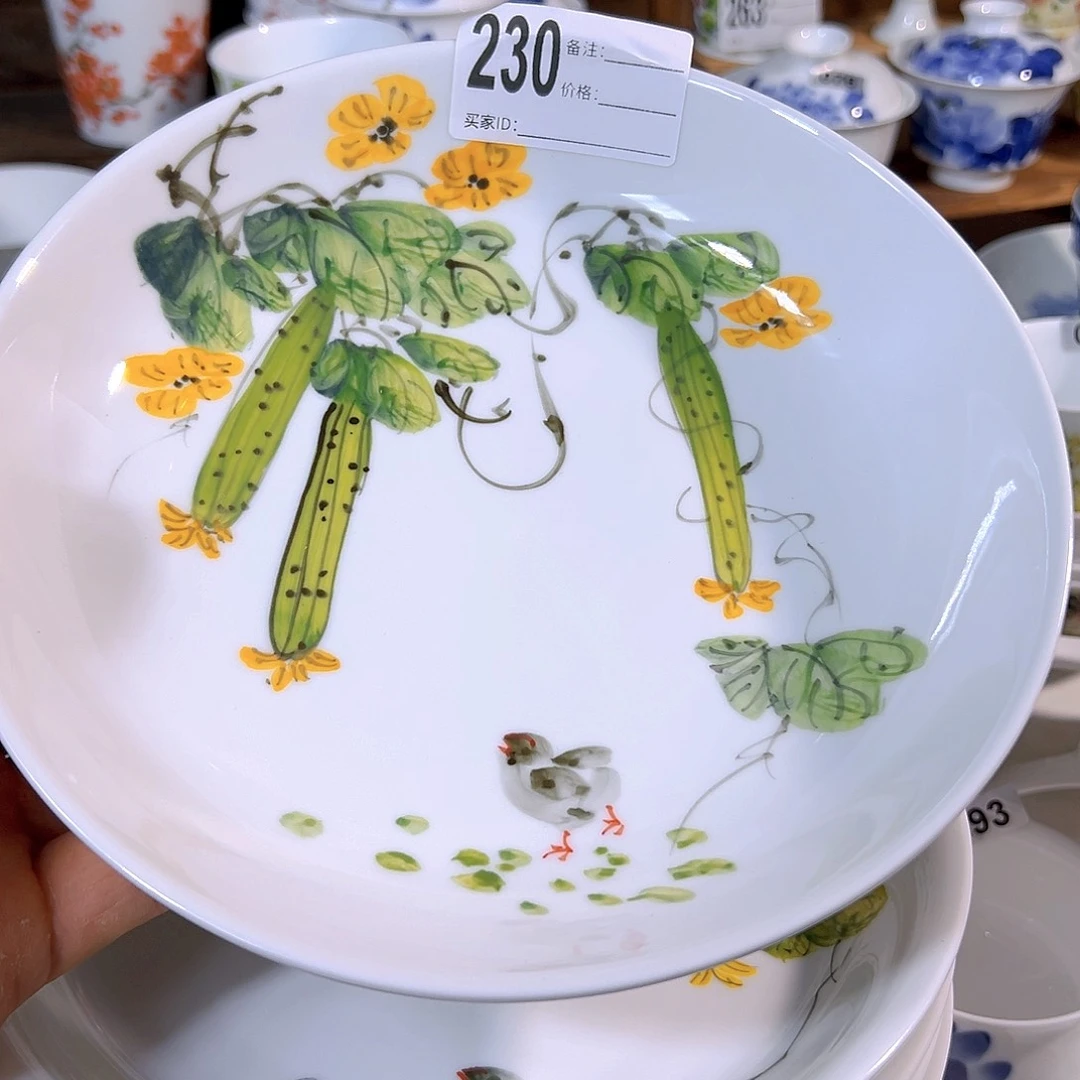 瓷暴**麻景德镇手工手绘陶瓷