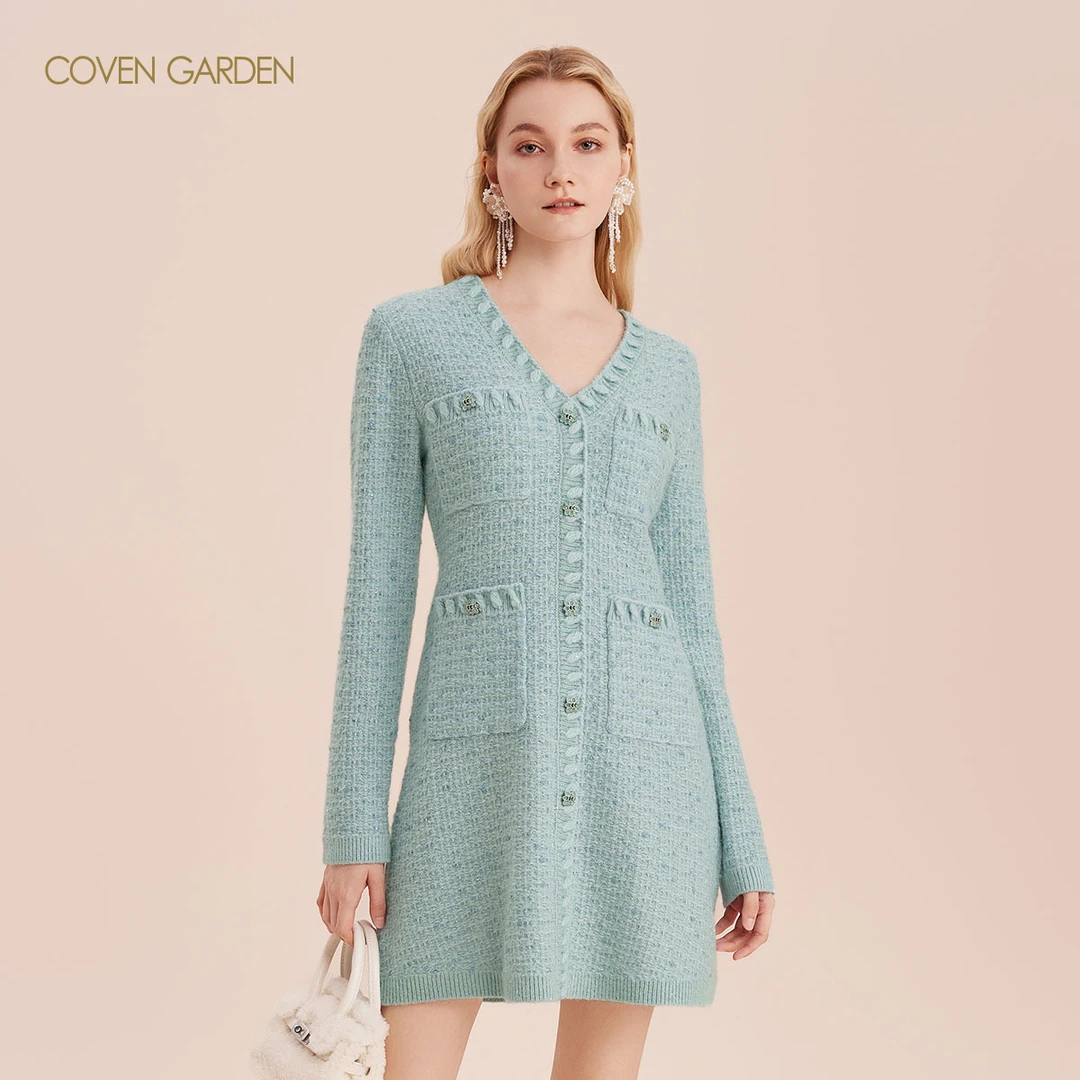 【哥文花园】气质针织连衣裙CTA4031690