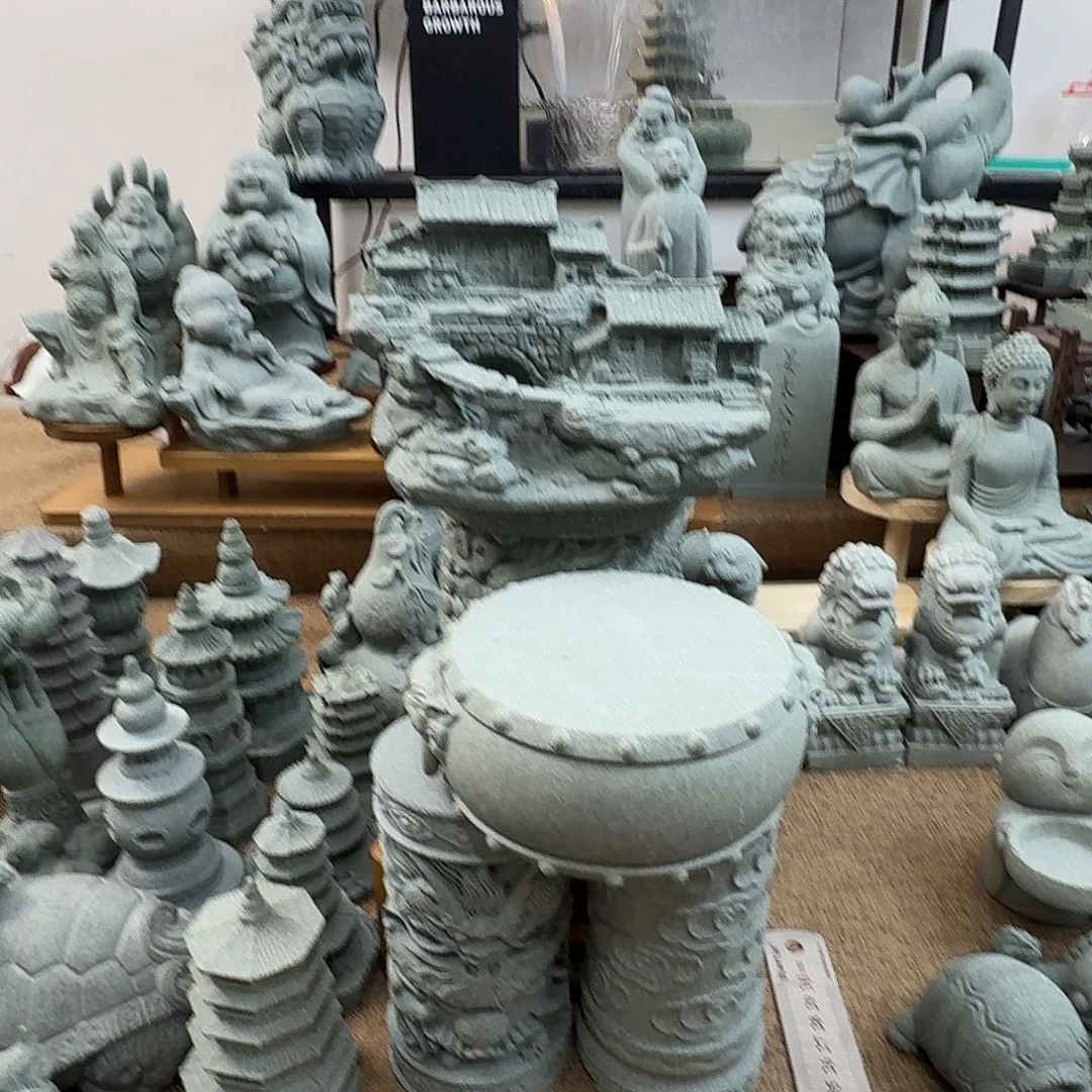 石材青砂石石鼓带环