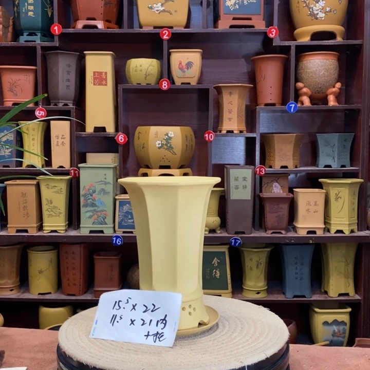 紫砂花盆紫砂花盆