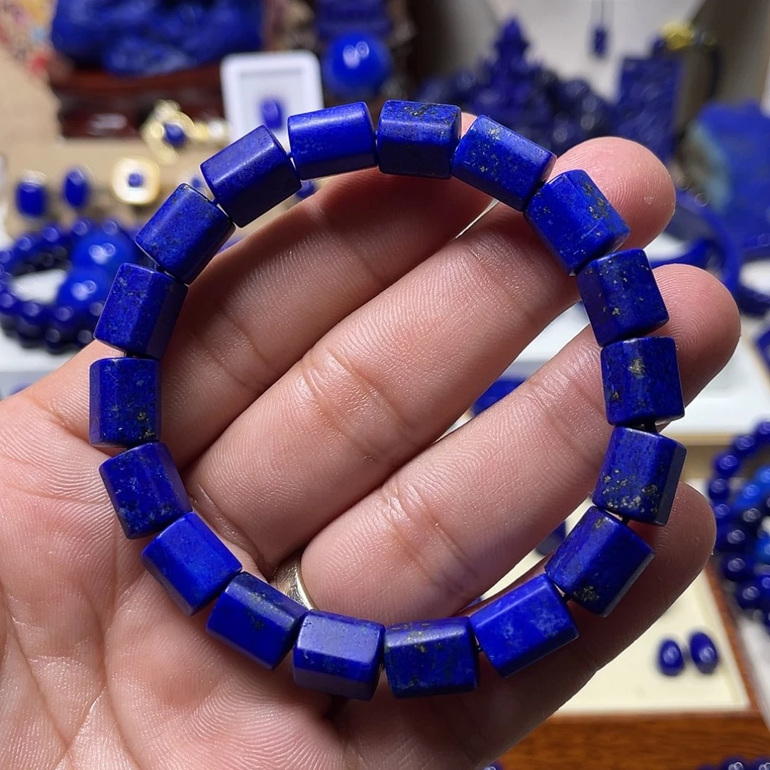 青金石未镶嵌8mm随型手串