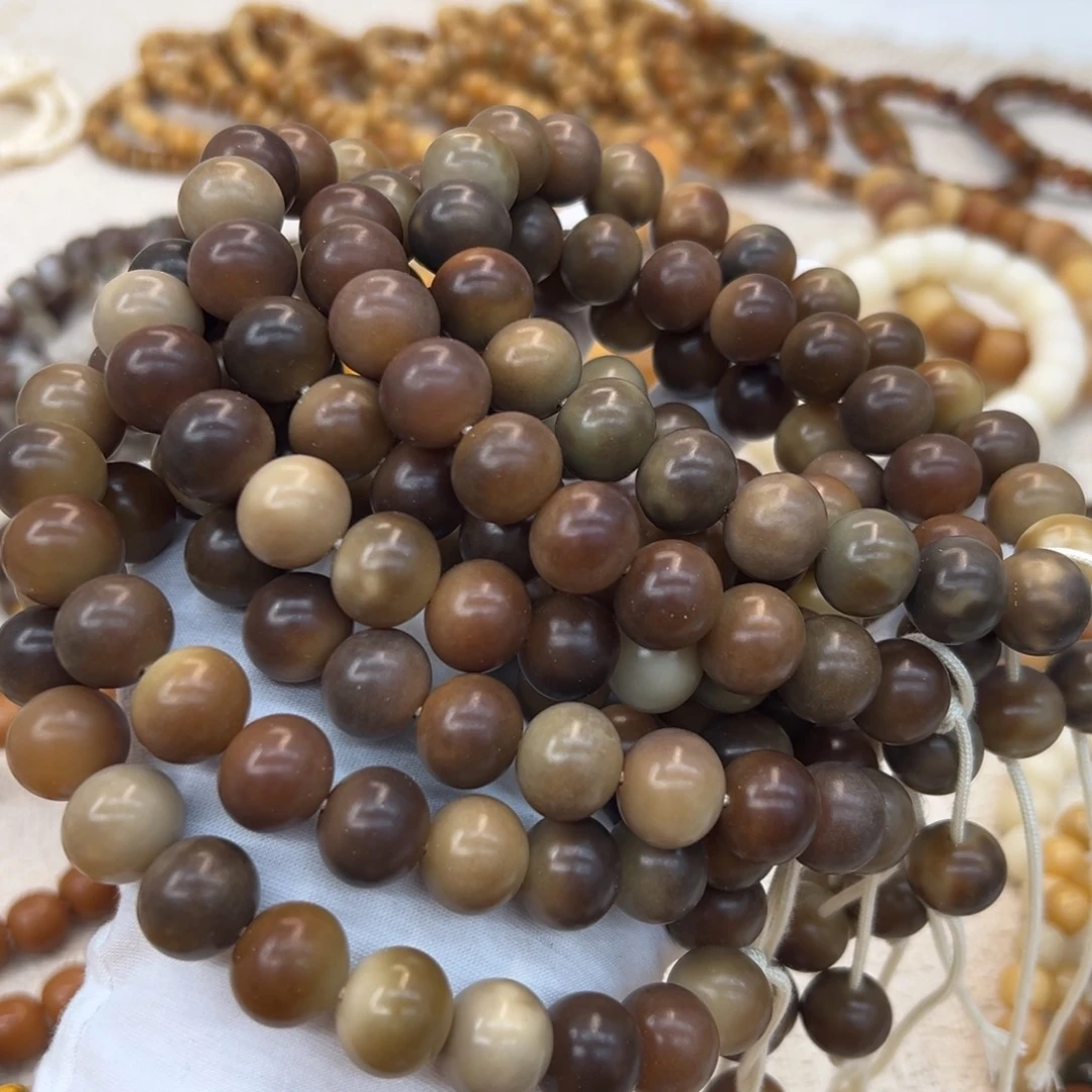 菩提根/象牙果吊坠15水磨无蜡手持070