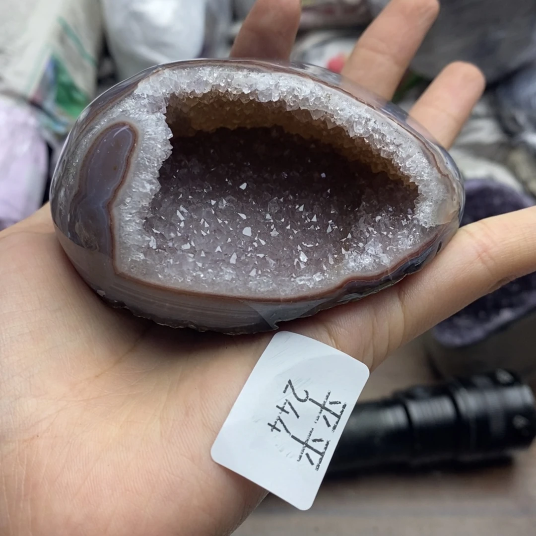 紫晶珠宝半成品未镶嵌