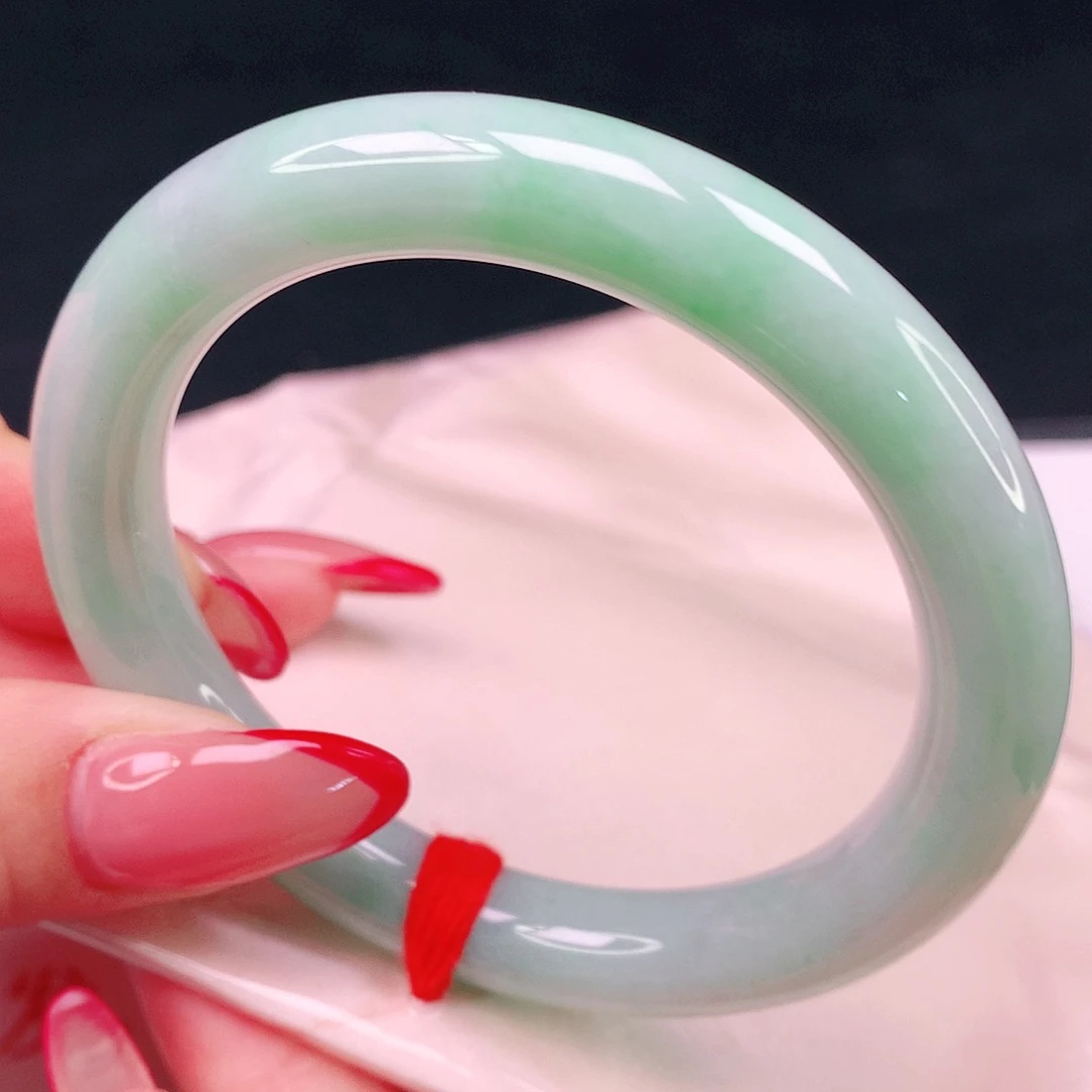 翡翠未镶嵌手镯天然翡翠5219