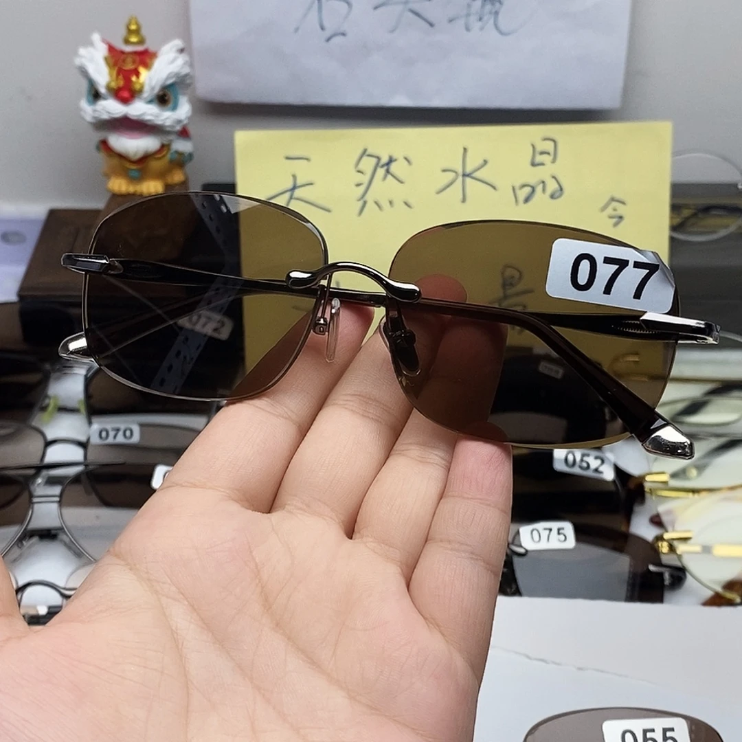 不***分体式高档水晶眼镜077K