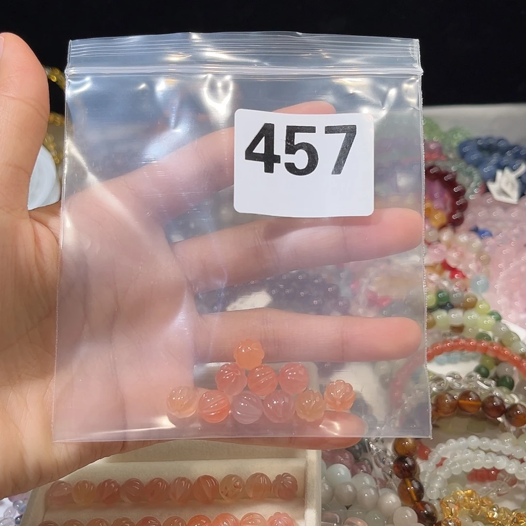 手链烟晶未镶嵌南瓜珠10颗457