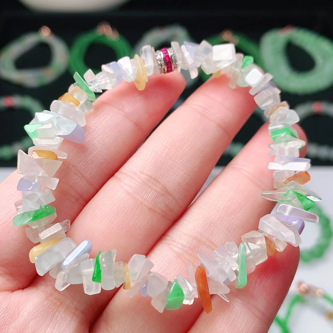 未镶嵌手链翡翠翡翠