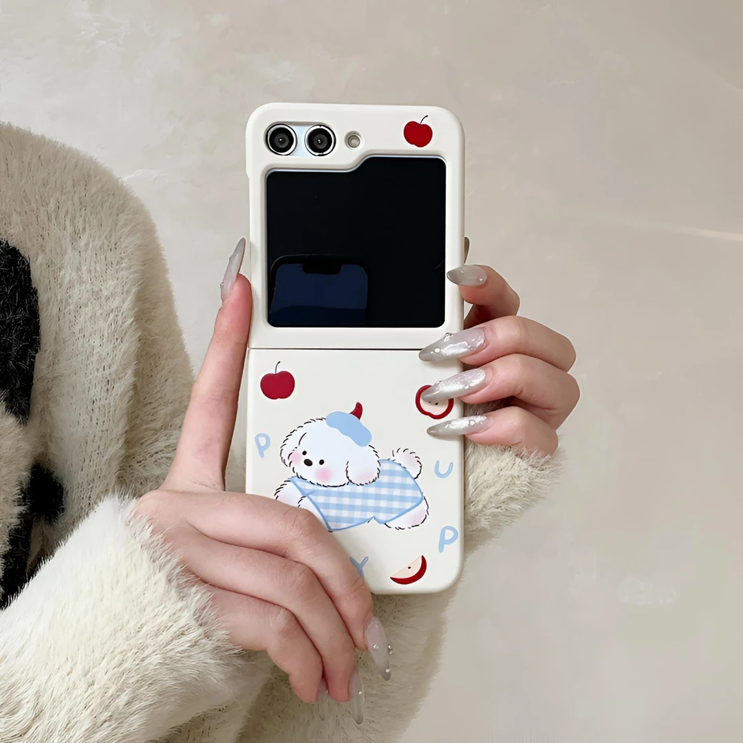 网红卡通适用三星zflip6折叠手机壳zflip5/4/3保护套新款创意硬壳