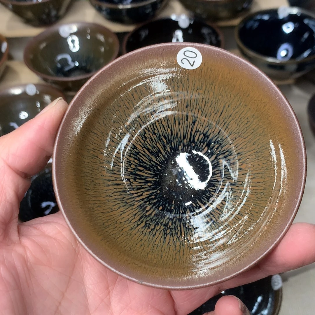茶盏20 铁胎原矿建盏主人杯