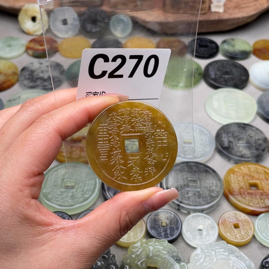 蛇纹石玉颈饰未镶嵌Y**N