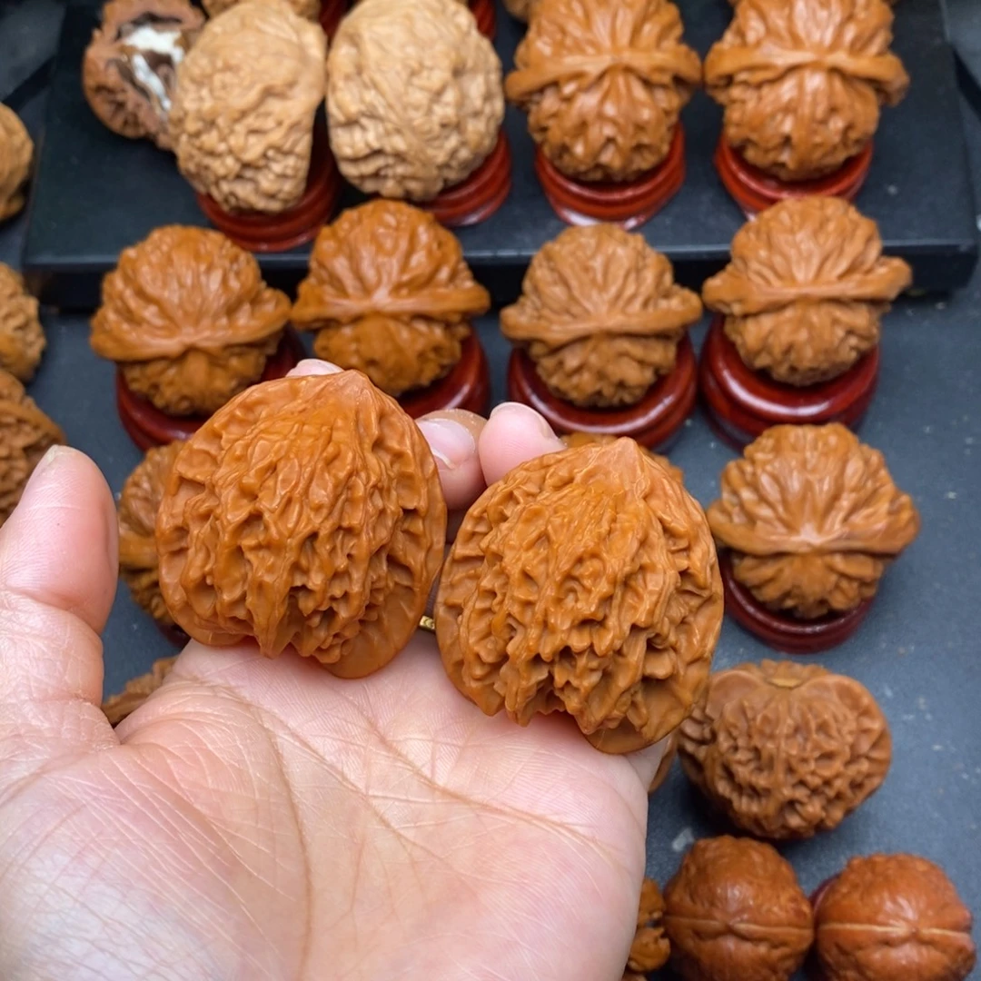 文玩核桃把件40公子帽