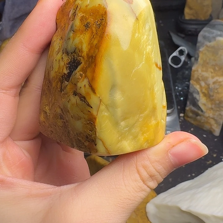 格***师昌化石昌化苹果绿