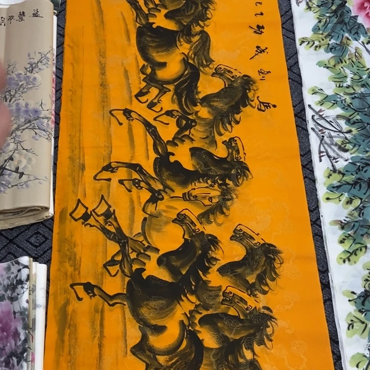 枕书斋画廊的直播间