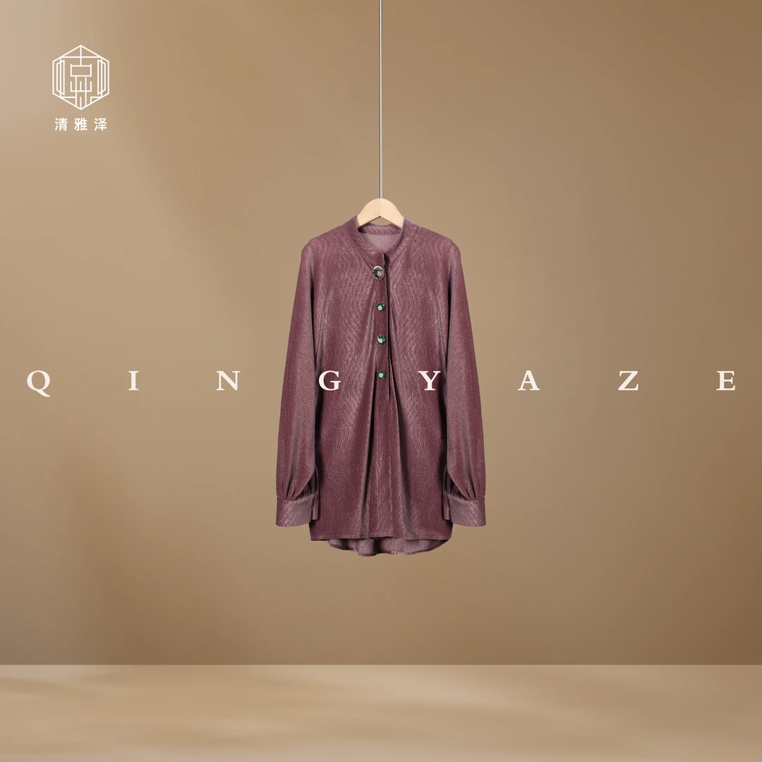 小王子的玫瑰！干枯玫瑰粉进口丝绒上衣！GZ5400