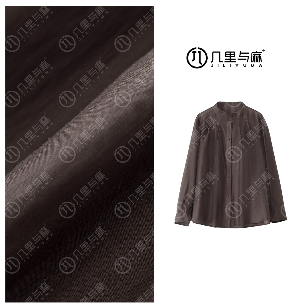 （几里与麻）云梦风-设计感复古文艺衬衫 衣长67 胸围126 1081981