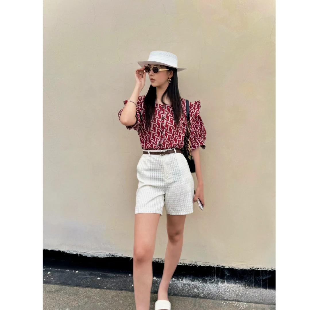 甜美衬衫法式长袖上衣女款新款独特漂亮小衫GX525