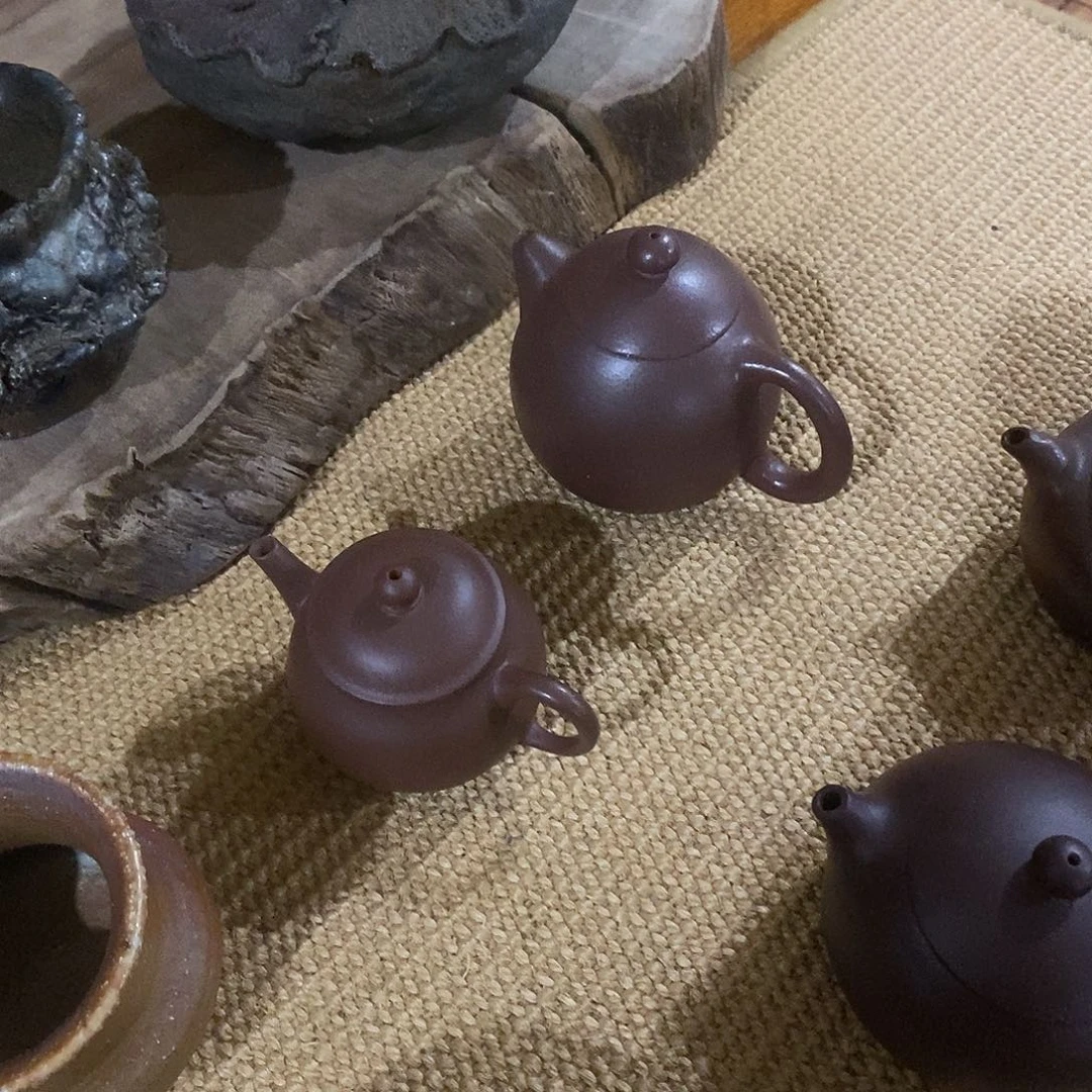 杯油*花手工制作柴烧茶具