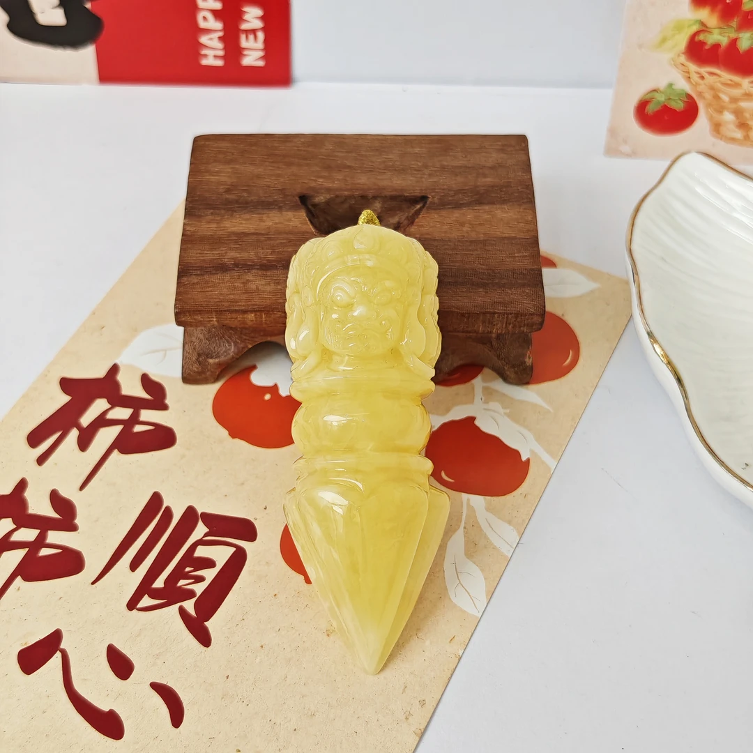 【松岗遇丽珠宝】 天然蜜蜡 10221193-金刚杵