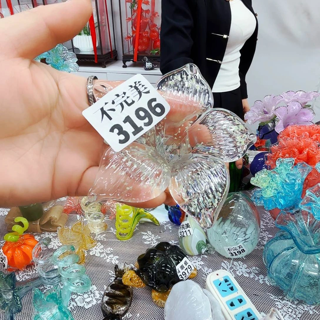 瑕疵不退不换琉璃花瓶花器艺术摆件