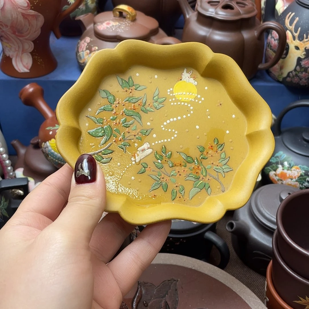 茶杯红泥紫砂主人杯13cm