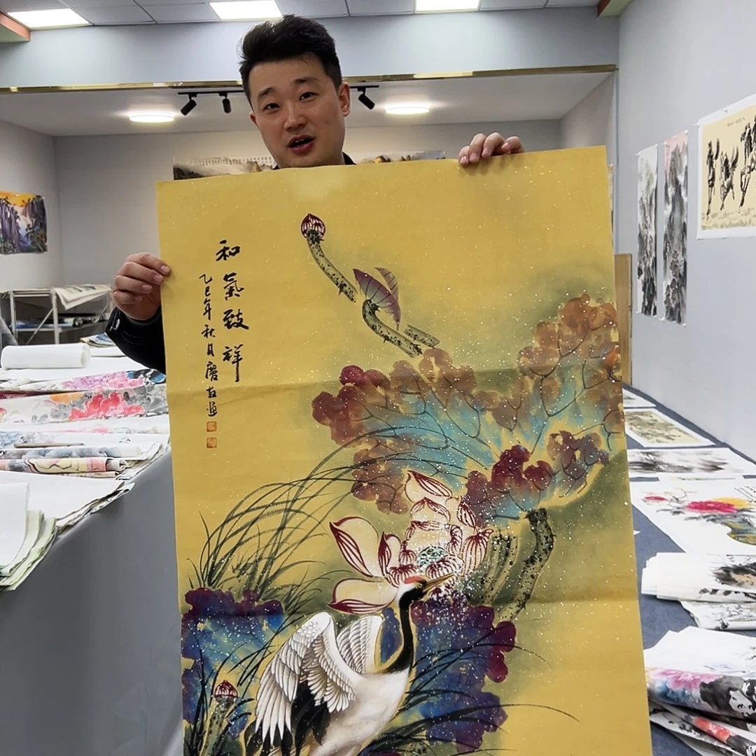 国画国画作品宣纸纯手绘