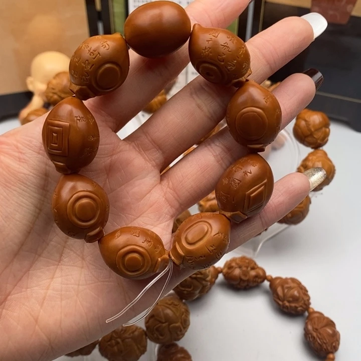 吊坠橄榄核八把壶