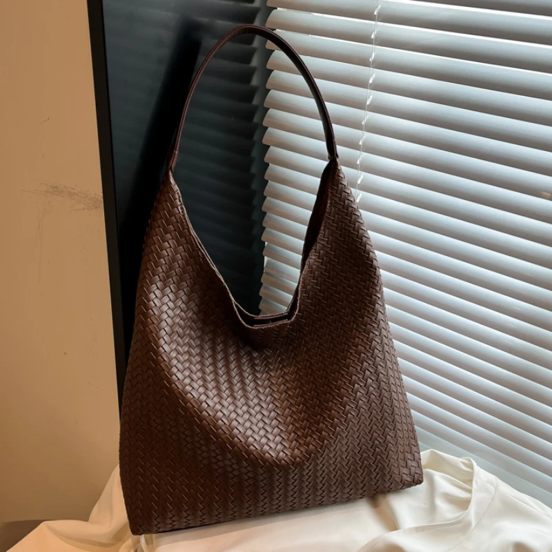 复古时尚托特包女韩版上班通勤腋下包日常休闲潮流百搭单肩包