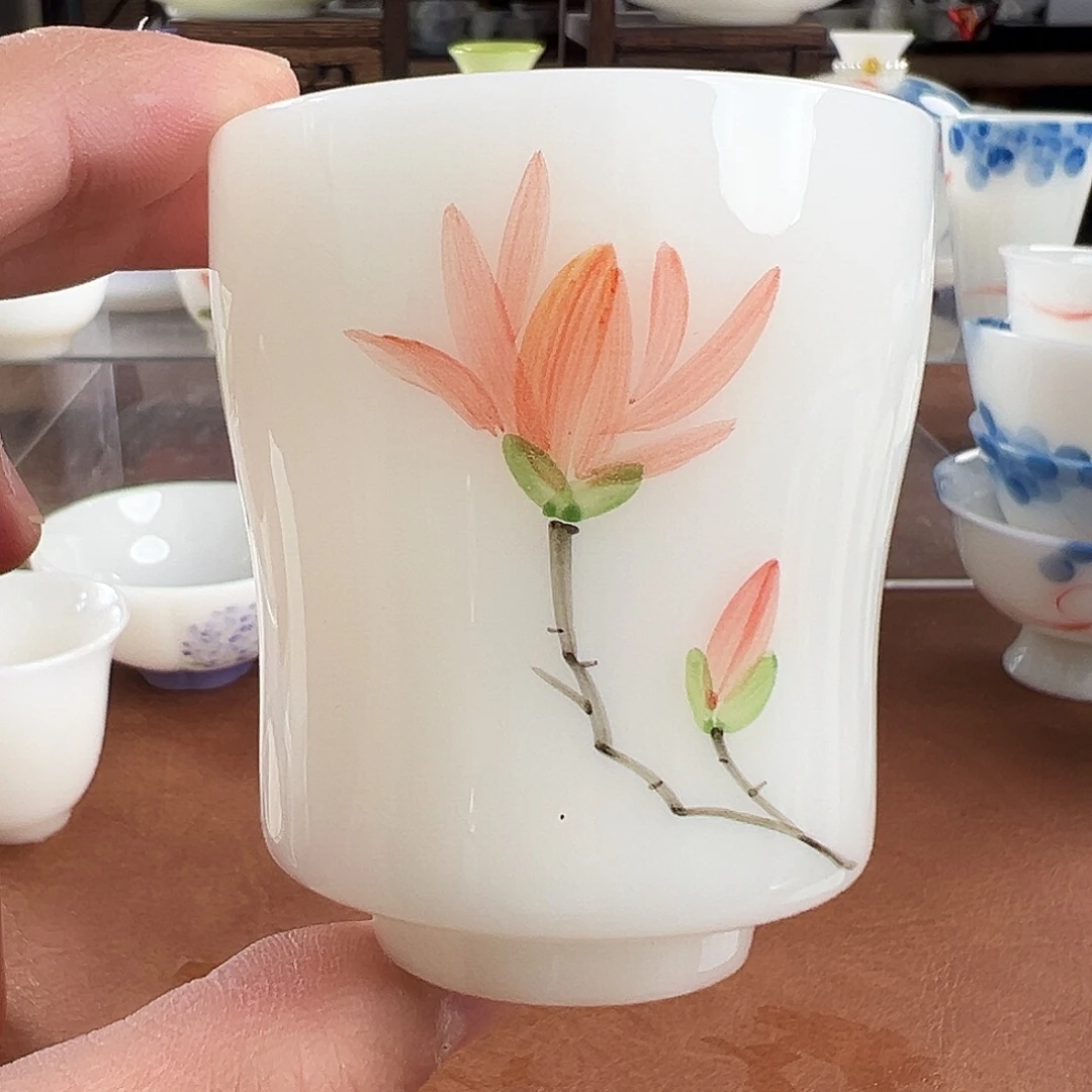 杯子陶璞玉陶瓷茶具系列手绘