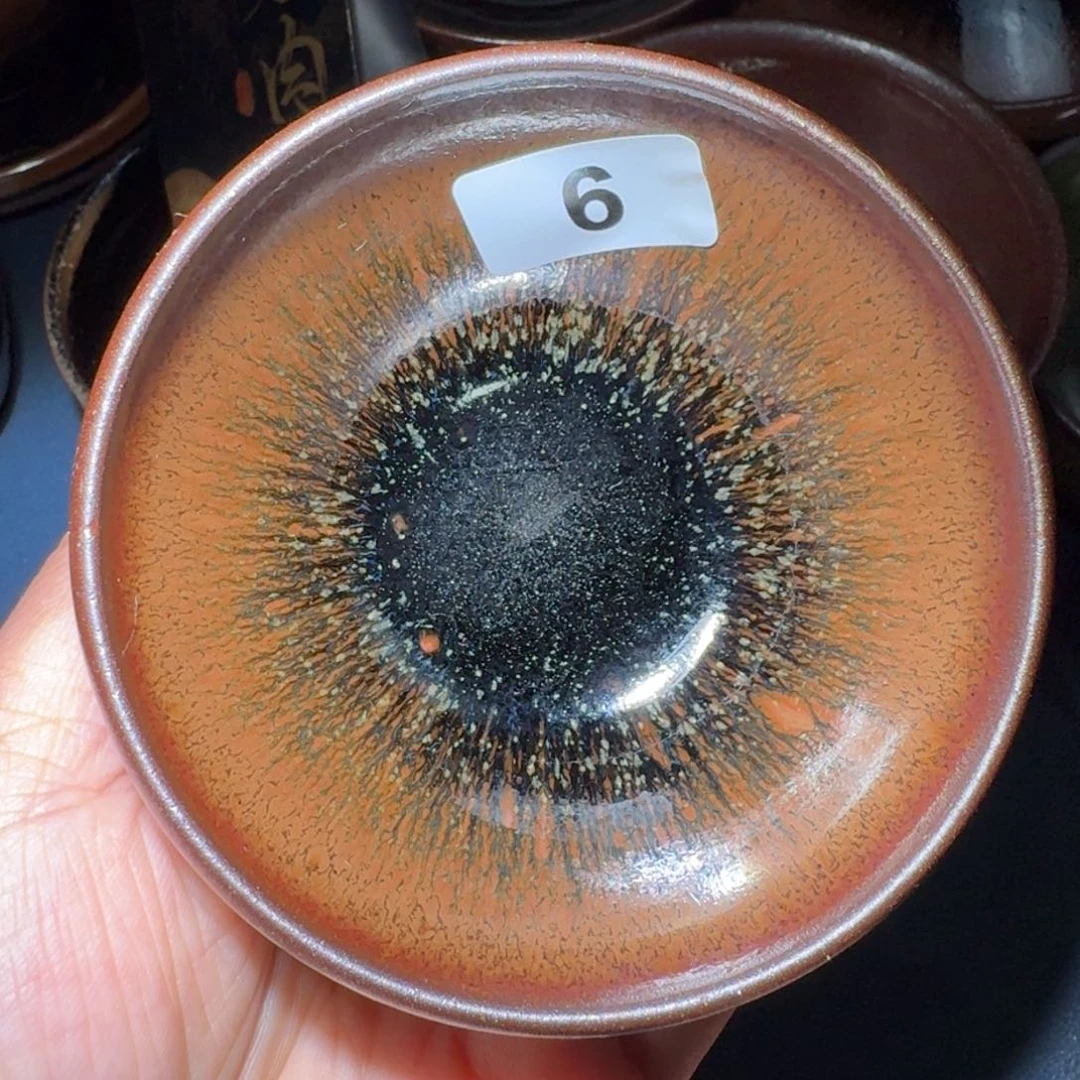 小雨茶盏手工柴烧，