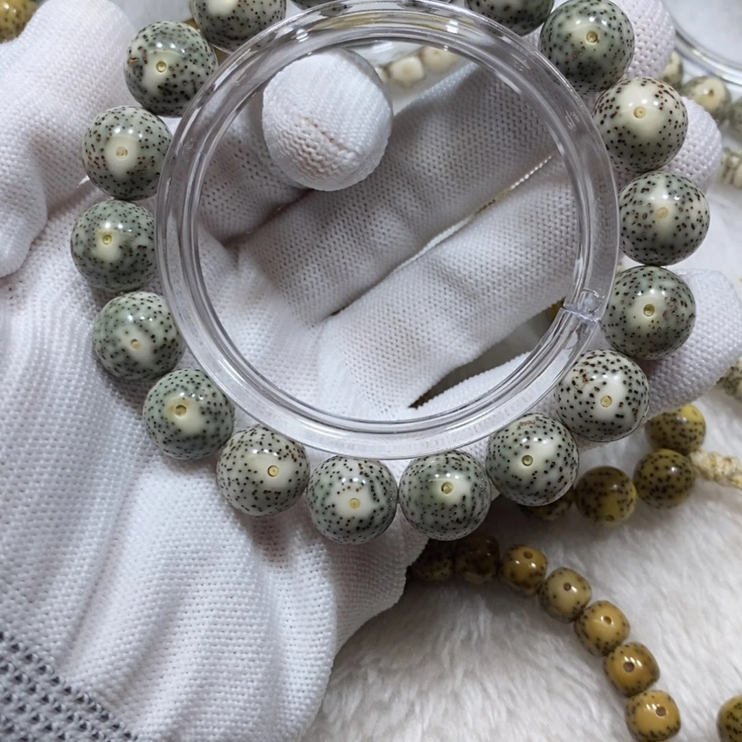 星月菩提手串青花瓷13圆