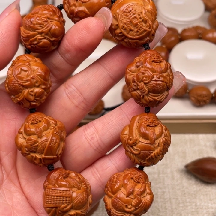 无***巅橄榄核手串/手链橄榄核