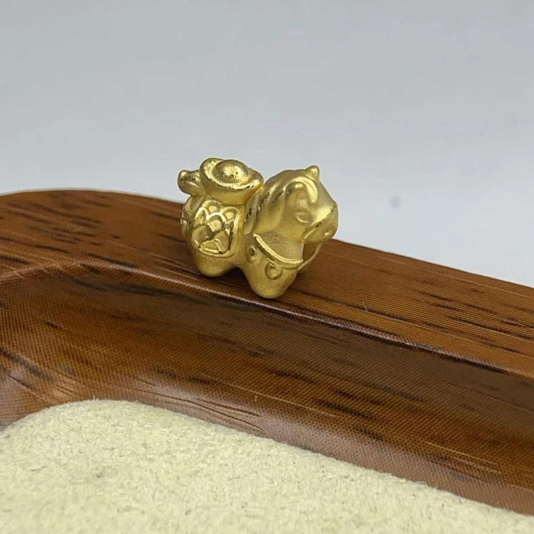 辉通黄金足金999马上有钱转运珠DP2659-0920