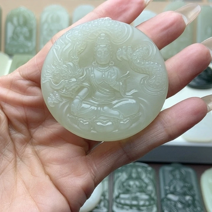 和田玉颈饰未镶嵌❤️***