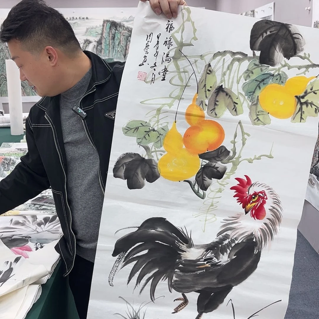 国画宣纸国画作品纯手绘