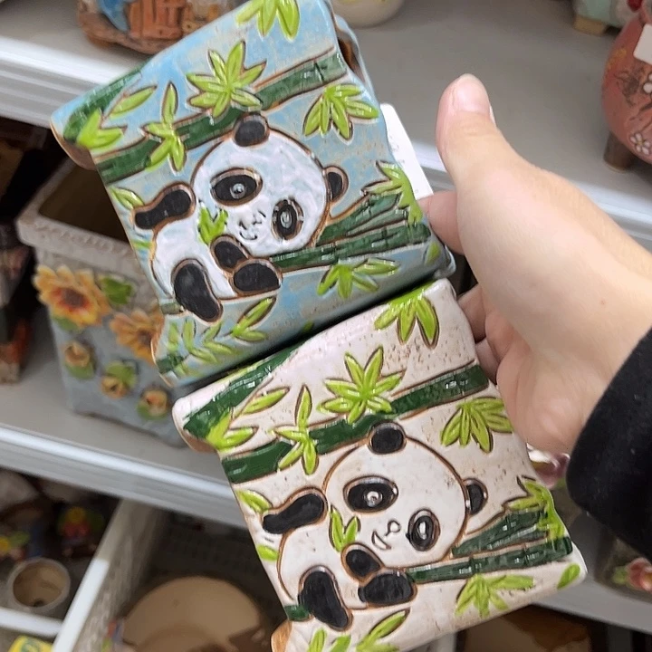 粗陶材质多肉花盆